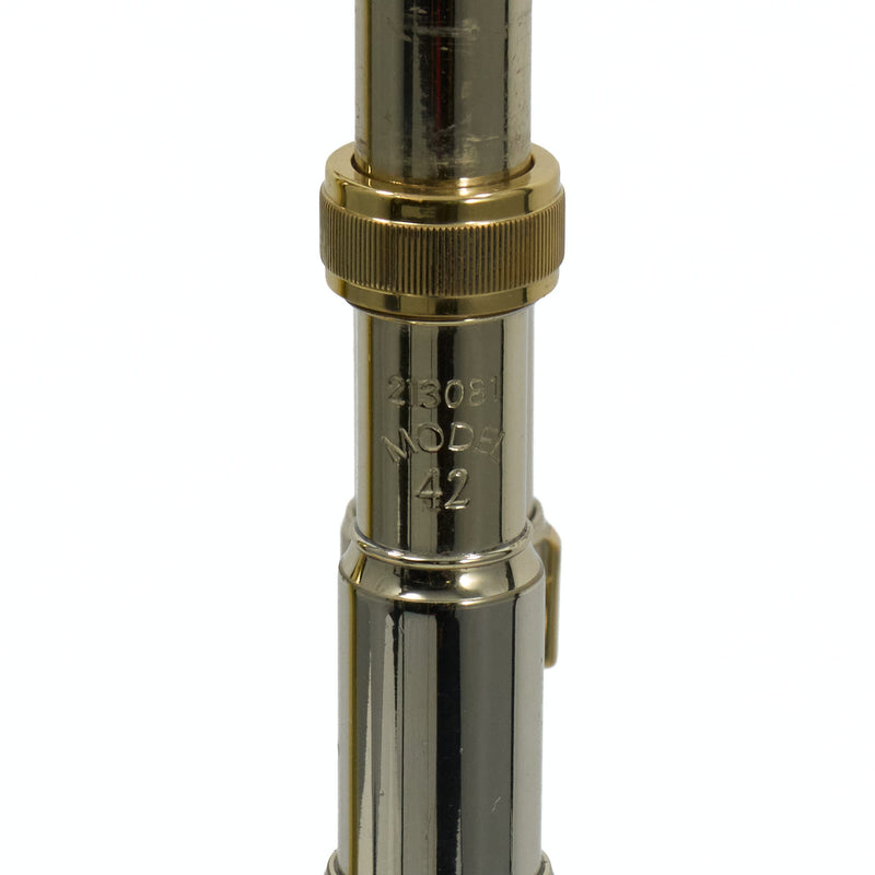 Bach Model 42BO Stradivarius Professional Tenor Trombone SN 213081 NICE- for sale at BrassAndWinds.com