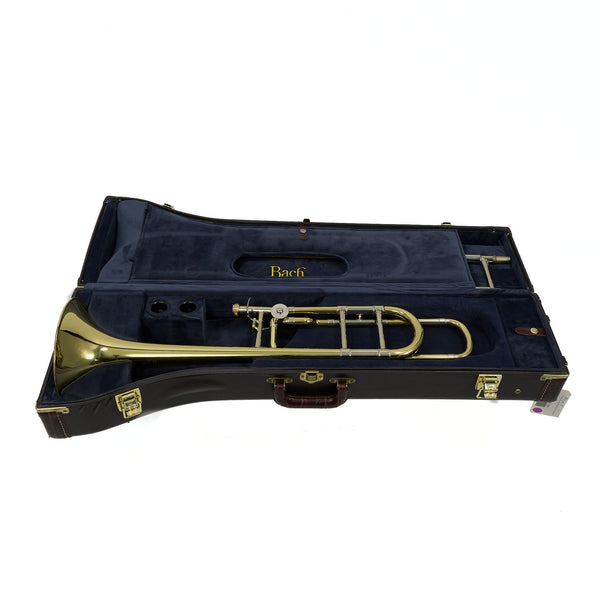 Bach Model 42BO Stradivarius Professional Tenor Trombone SN 213081 NICE- for sale at BrassAndWinds.com