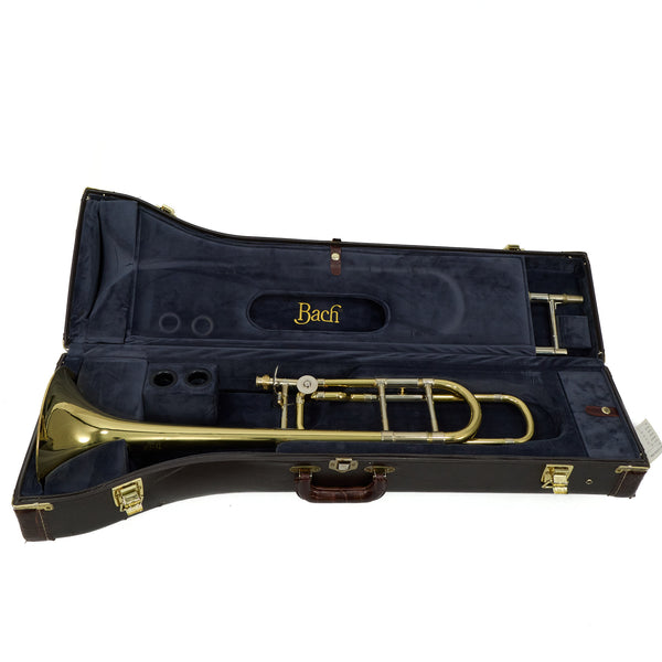 Bach Model 42BO Stradivarius Professional Tenor Trombone SN 213095 NICE- for sale at BrassAndWinds.com