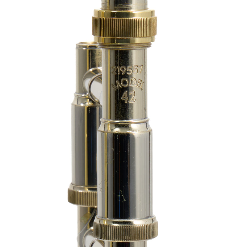 Bach Model 42BO Stradivarius Professional Tenor Trombone SN 219557 NICE