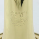 Bach Model 42BO Stradivarius Professional Tenor Trombone SN 227437 OPEN BOX- for sale at BrassAndWinds.com