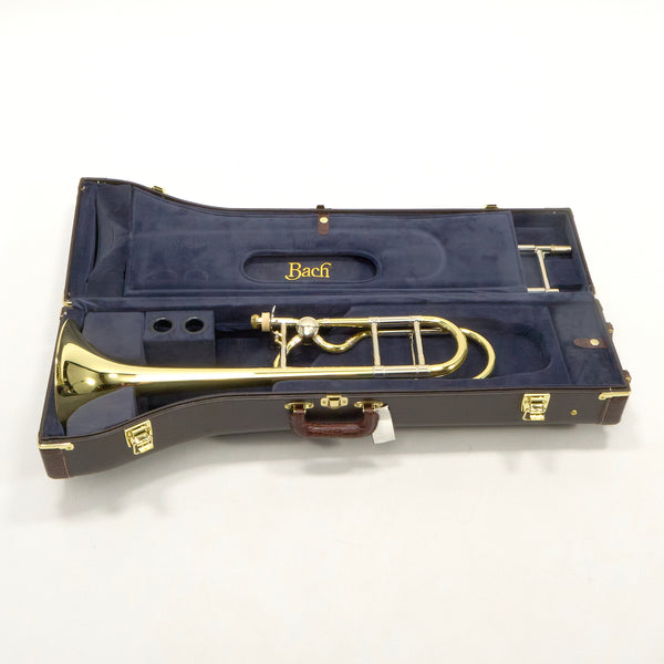 Bach Model 42BOF Stradivarius Professional Tenor Trombone SN 219769 SUPERB- for sale at BrassAndWinds.com