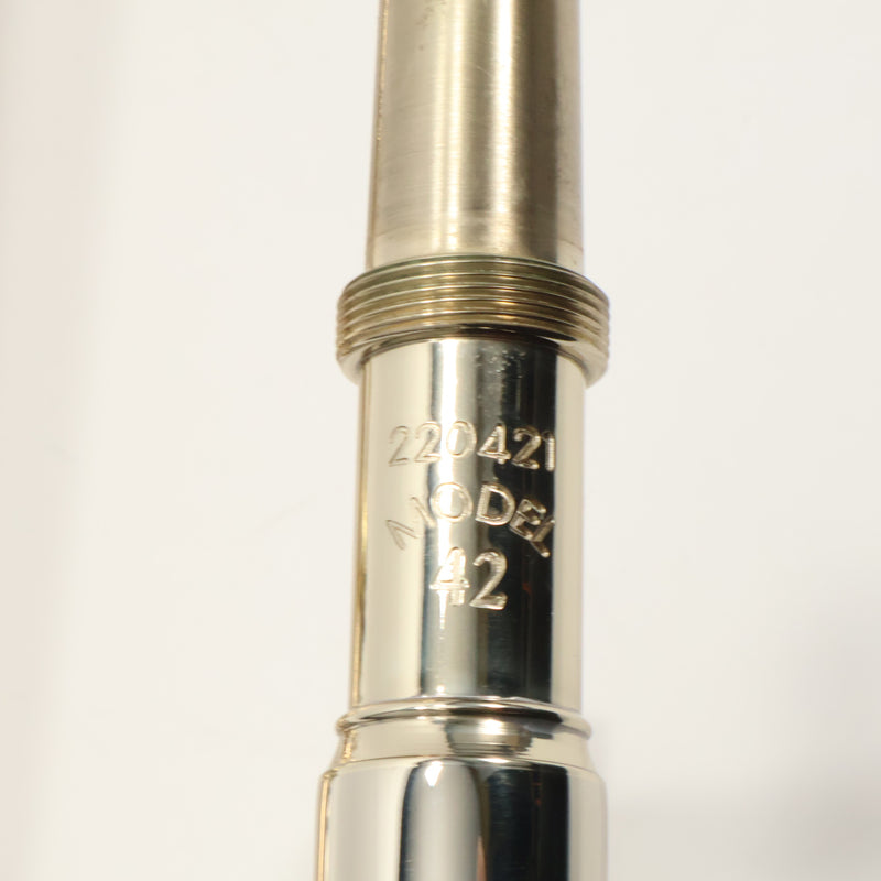 Bach Model 42BOG Professional Trombone with Gold Brass Bell SN 220421 EXCELLENT- for sale at BrassAndWinds.com