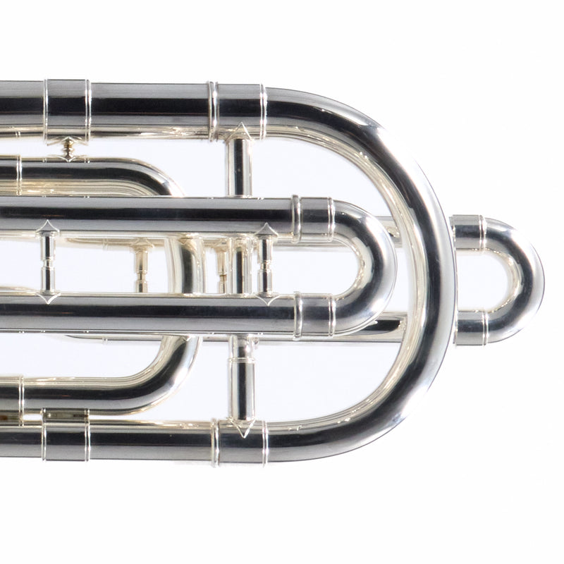 Bach Model 50B3L Stradivarius Bass Trombone in Silver Plate SN 88716 EXCELLENT- for sale at BrassAndWinds.com
