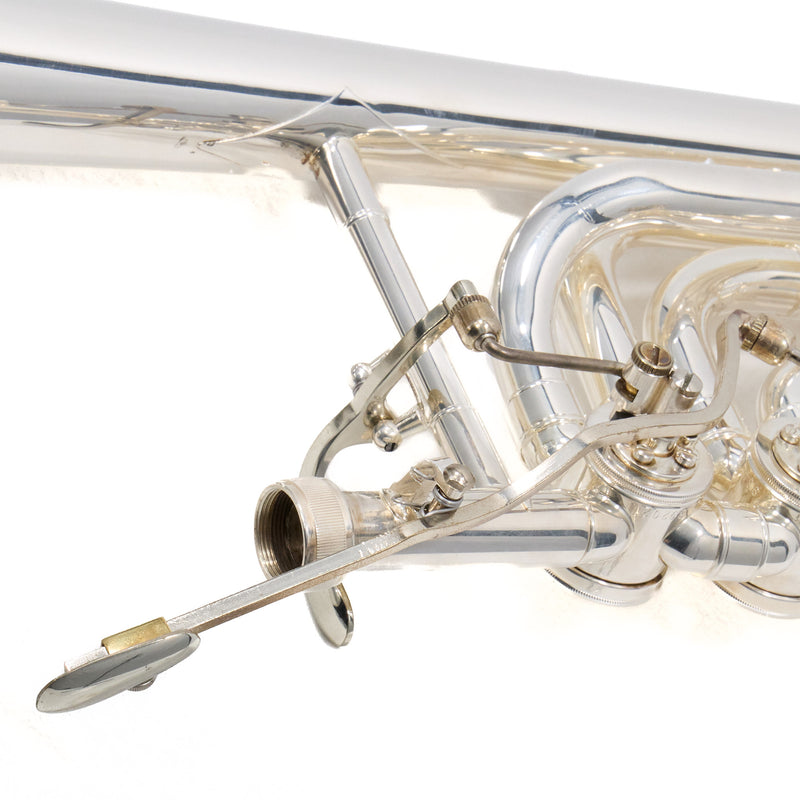 Bach Model 50B3L Stradivarius Bass Trombone in Silver Plate SN 88716 EXCELLENT- for sale at BrassAndWinds.com
