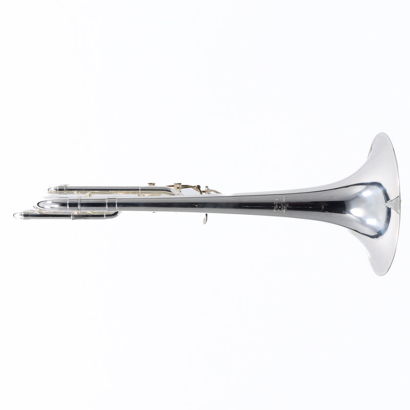 Bach Model 50B3L Stradivarius Bass Trombone in Silver Plate SN 88716 EXCELLENT- for sale at BrassAndWinds.com