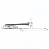 Bach Model 50B3L Stradivarius Bass Trombone in Silver Plate SN 88716 EXCELLENT- for sale at BrassAndWinds.com