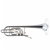Bach Model 50B3L Stradivarius Bass Trombone in Silver Plate SN 88716 EXCELLENT- for sale at BrassAndWinds.com