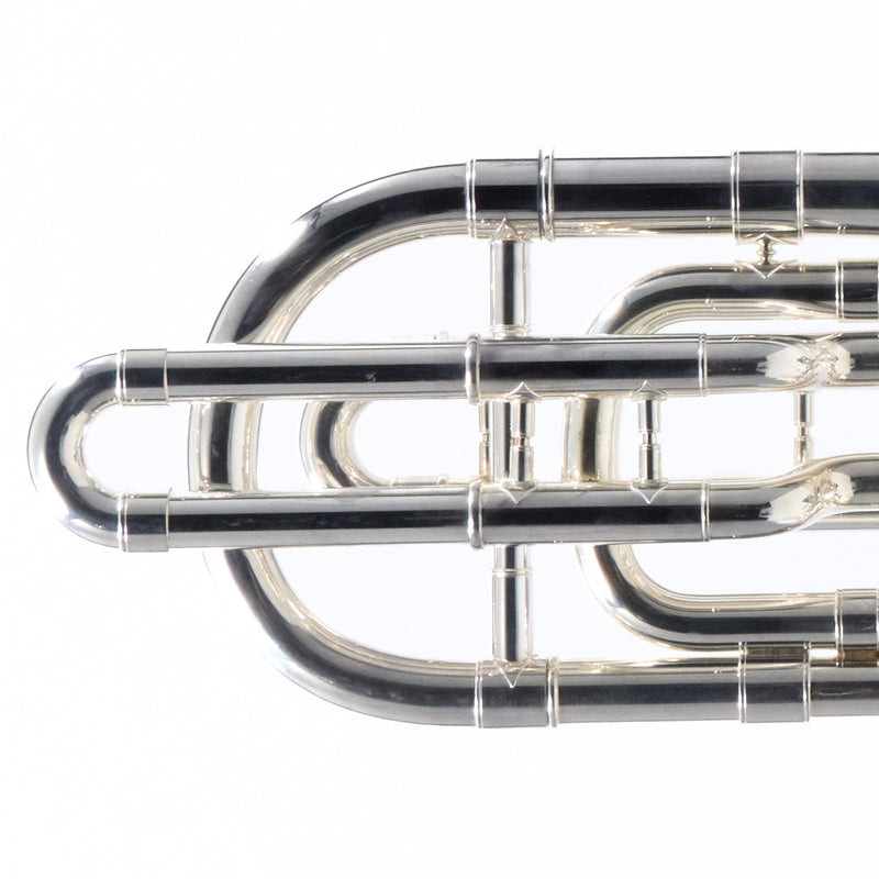 Bach Model 50B3L Stradivarius Bass Trombone in Silver Plate SN 88716 EXCELLENT- for sale at BrassAndWinds.com