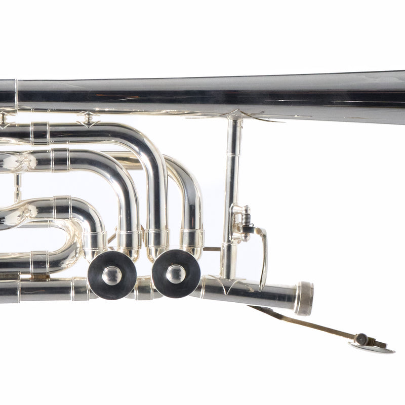Bach Model 50B3L Stradivarius Bass Trombone in Silver Plate SN 88716 EXCELLENT- for sale at BrassAndWinds.com