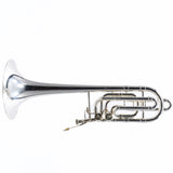 Bach Model 50B3L Stradivarius Bass Trombone in Silver Plate SN 88716 EXCELLENT- for sale at BrassAndWinds.com
