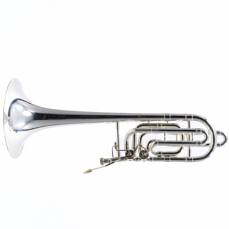Bach Model 50B3L Stradivarius Bass Trombone in Silver Plate SN 88716 EXCELLENT- for sale at BrassAndWinds.com