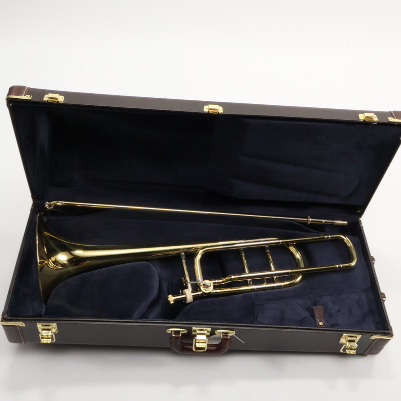 Bach Model 50BO Stradivarius Professional Bass Trombone SN 229289 GORGEOUS- for sale at BrassAndWinds.com