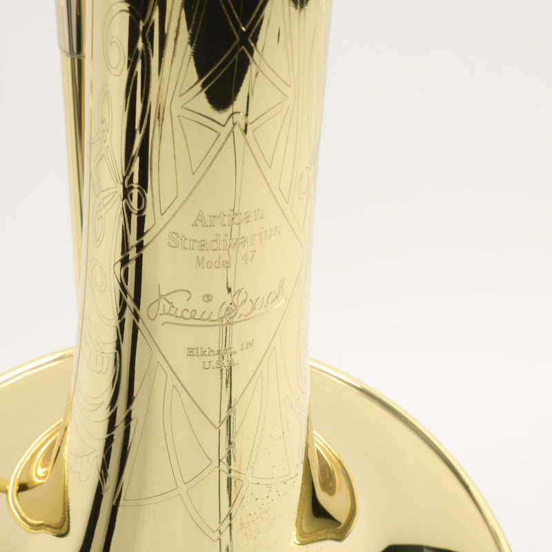 Bach Model A47X Artisan Professional Tenor Trombone SN 224112 GORGEOUS- for sale at BrassAndWinds.com