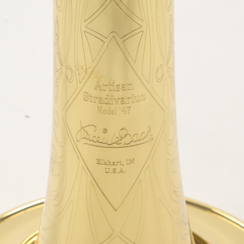 Bach Model A47XN Artisan Professional Tenor Trombone SN 227731 GORGEOUS- for sale at BrassAndWinds.com
