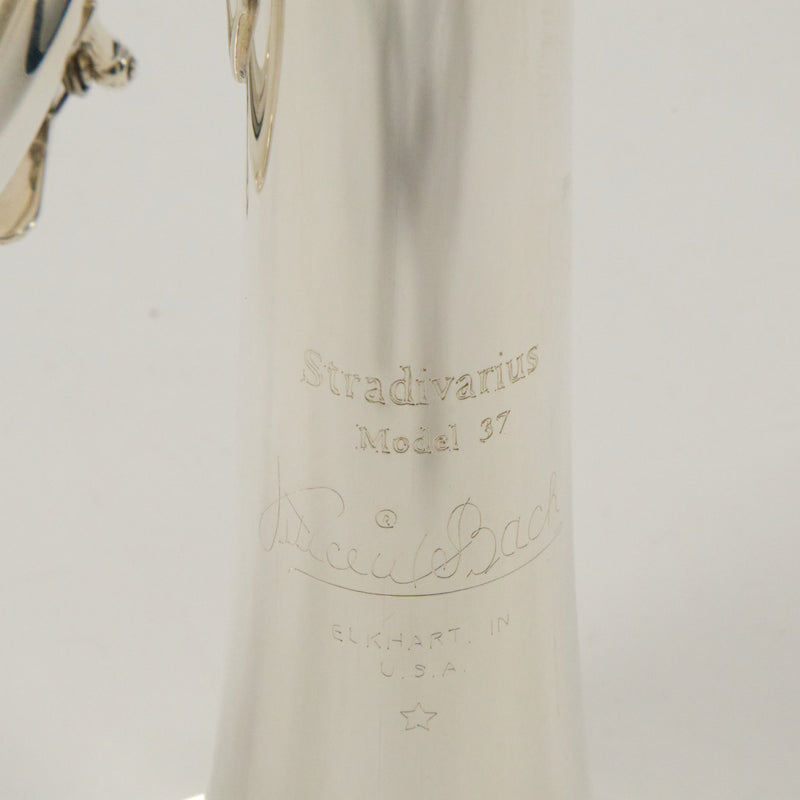 Bach Model LT180S37 Stradivarius Professional Bb Trumpet SN 799431 EXCELLENT- for sale at BrassAndWinds.com