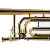 Bach Model LT42B Professional Trombone with Gold Brass Bell SN 223450 OPEN BOX- for sale at BrassAndWinds.com