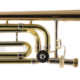Bach Model LT42B Professional Trombone with Gold Brass Bell SN 223450 OPEN BOX- for sale at BrassAndWinds.com