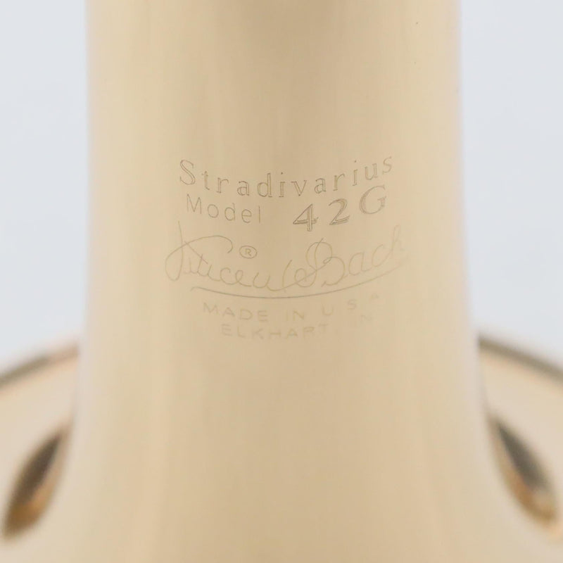 Bach Model LT42BG Stradivarius Professional Tenor Trombone SN 223808 OPEN BOX- for sale at BrassAndWinds.com