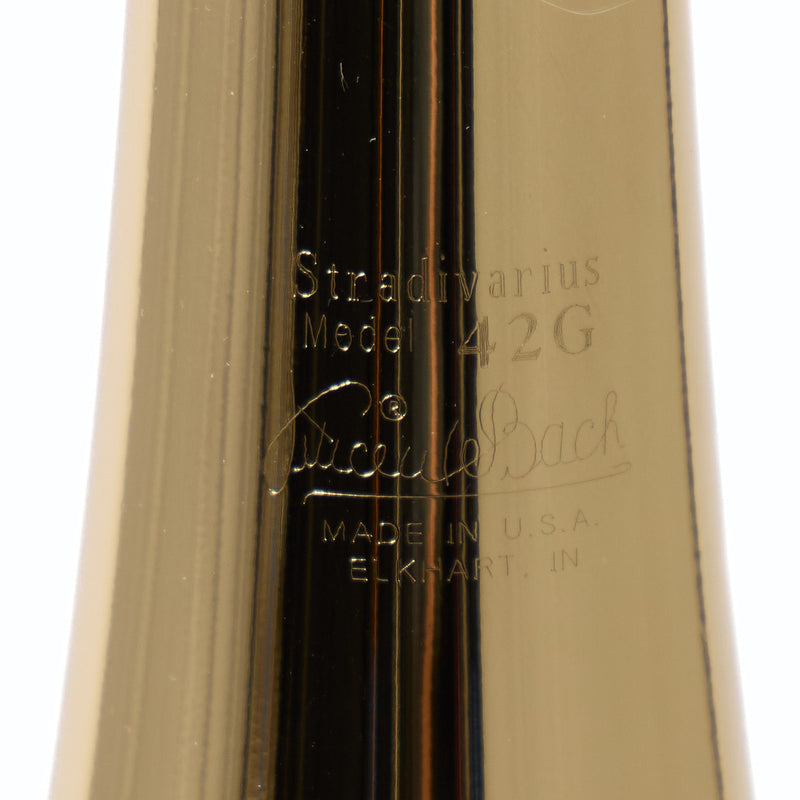 Bach Model LT42BOFG Stradivarius Professional Tenor Trombone SN 219353 OPEN BOX- for sale at BrassAndWinds.com