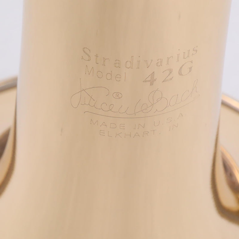 Bach Model LT42BOFG Stradivarius Professional Tenor Trombone SN 221102 OPEN BOX- for sale at BrassAndWinds.com