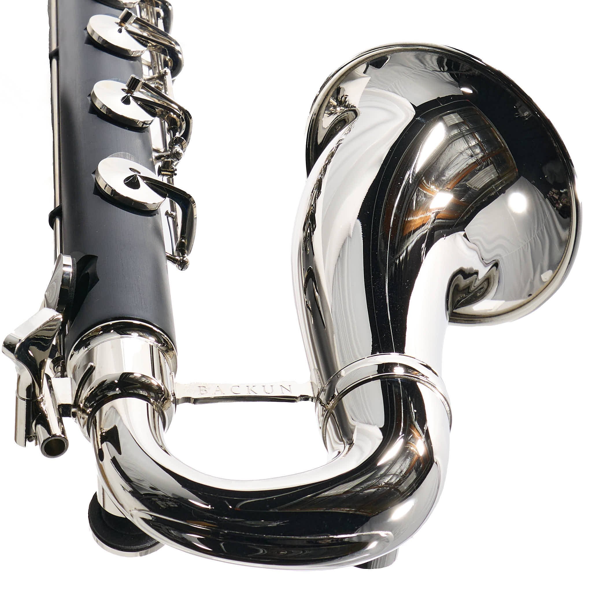 Backun 'Alpha' Intermediate Bass Clarinet with Nickel Plated Keys