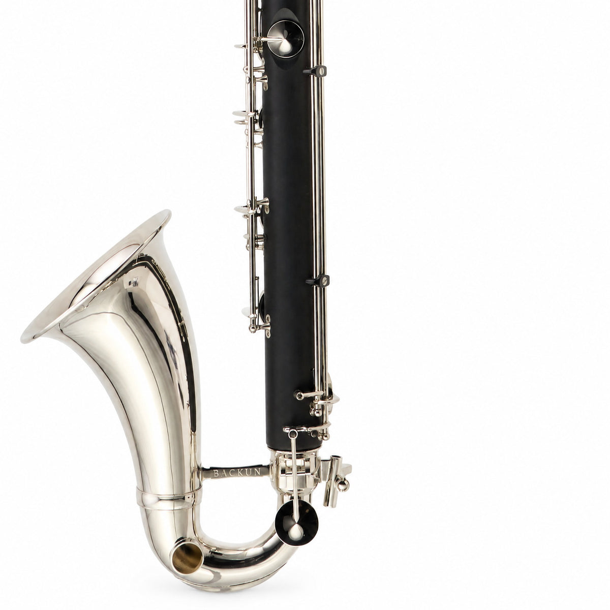 Backun 'Alpha' Intermediate Bb Low C Bass Clarinet with Nickel Keys SN ALC-24307