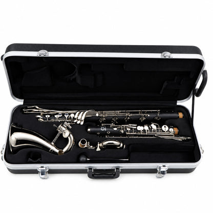 Backun 'Alpha' Intermediate Bb Low C Bass Clarinet with Nickel Keys SN ALC-24307