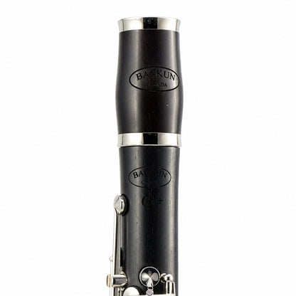 Backun 'Alpha Plus' Student Bb Clarinet in Grenadilla with Nickel Keys
