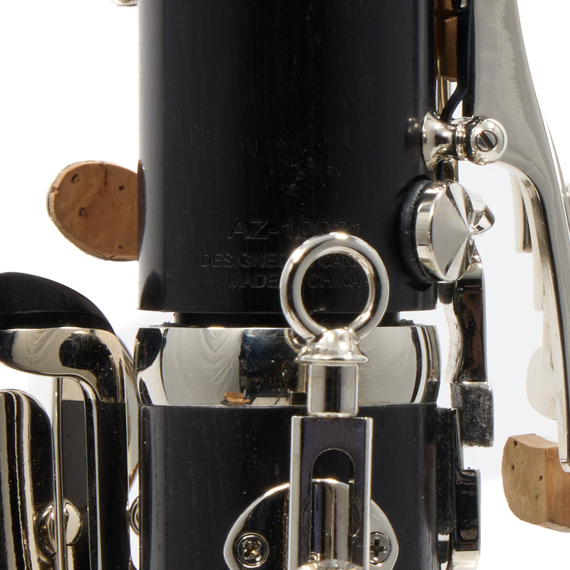 Backun 'Alpha Plus' Student Bb Clarinet with Nickel Plated Keys SN AZ10021 OPEN BOX- for sale at BrassAndWinds.com