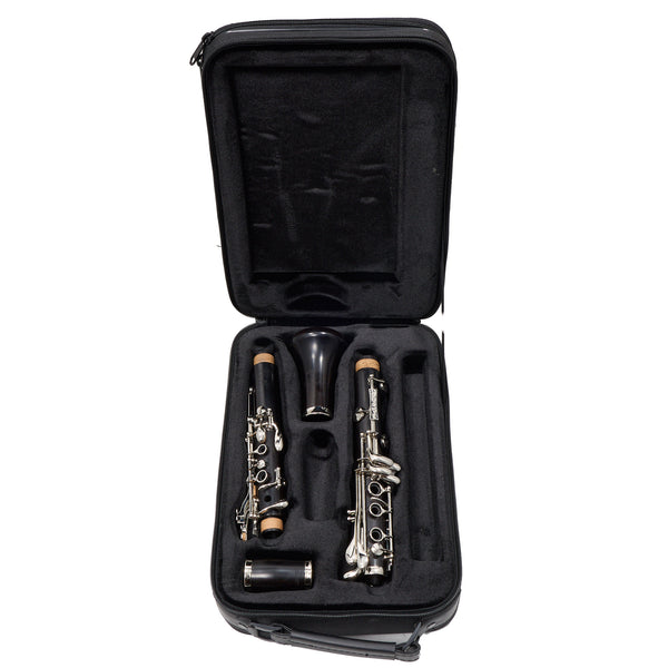 Backun 'Alpha Plus' Student Bb Clarinet with Nickel Plated Keys SN AZ10021 OPEN BOX- for sale at BrassAndWinds.com