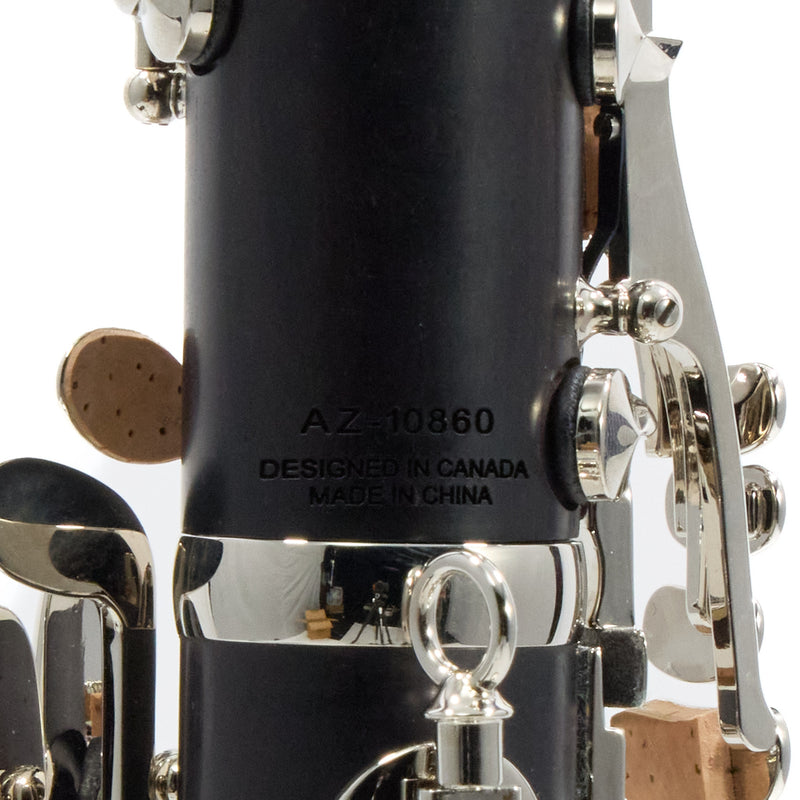 Backun 'Alpha Plus' Student Bb Clarinet with Nickel Plated Keys SN AZ10860 GORGEOUS- for sale at BrassAndWinds.com
