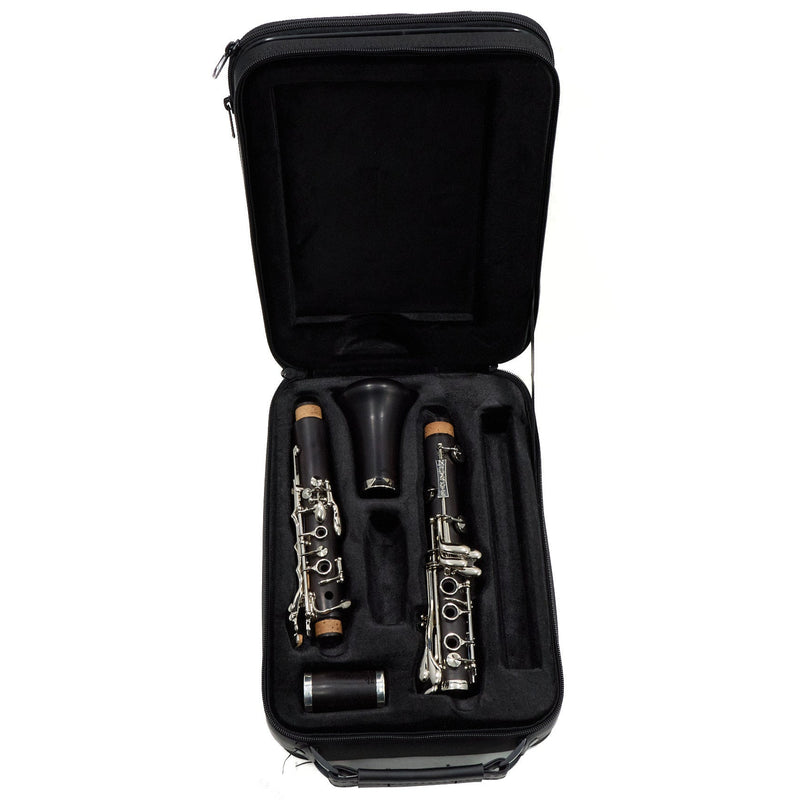 Backun 'Alpha Plus' Student Bb Clarinet with Nickel Plated Keys SN AZ10860 GORGEOUS- for sale at BrassAndWinds.com