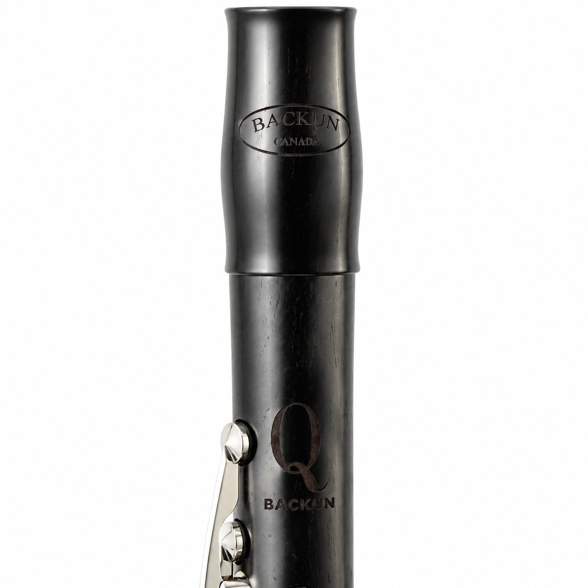 Backun BCLAQG-NK Q-Series A Clarinet in Grenadilla with Nickel Keys