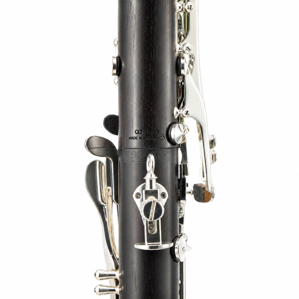 Backun BCLAQG-SK Q-Series Professional A Clarinet in Grenadilla with Silver Keys