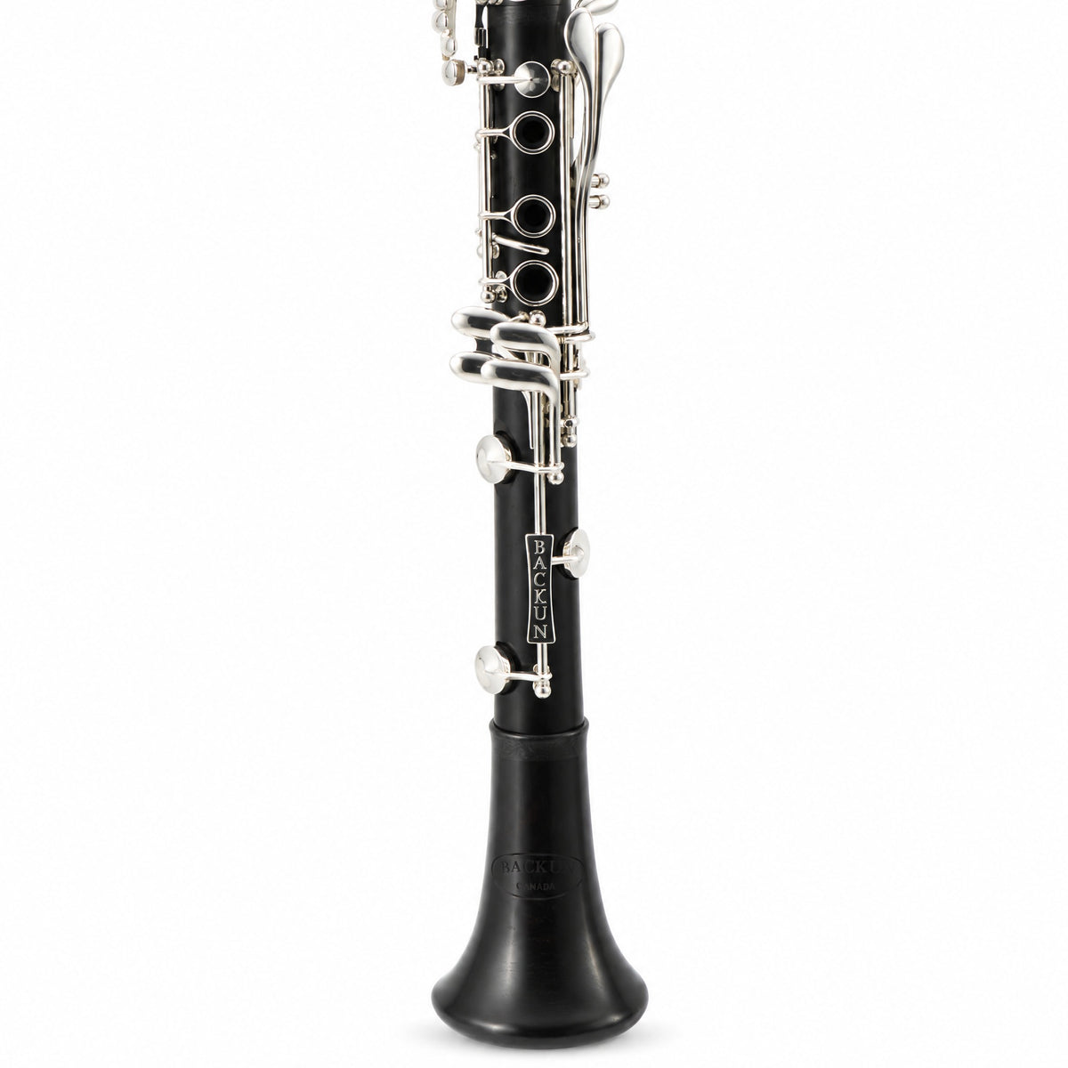 Backun BCLAQG-SK Q-Series Professional A Clarinet in Grenadilla with Silver Keys
