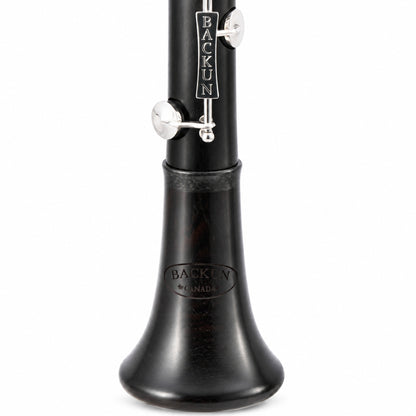 Backun BCLAQG-SK Q-Series Professional A Clarinet in Grenadilla with Silver Keys