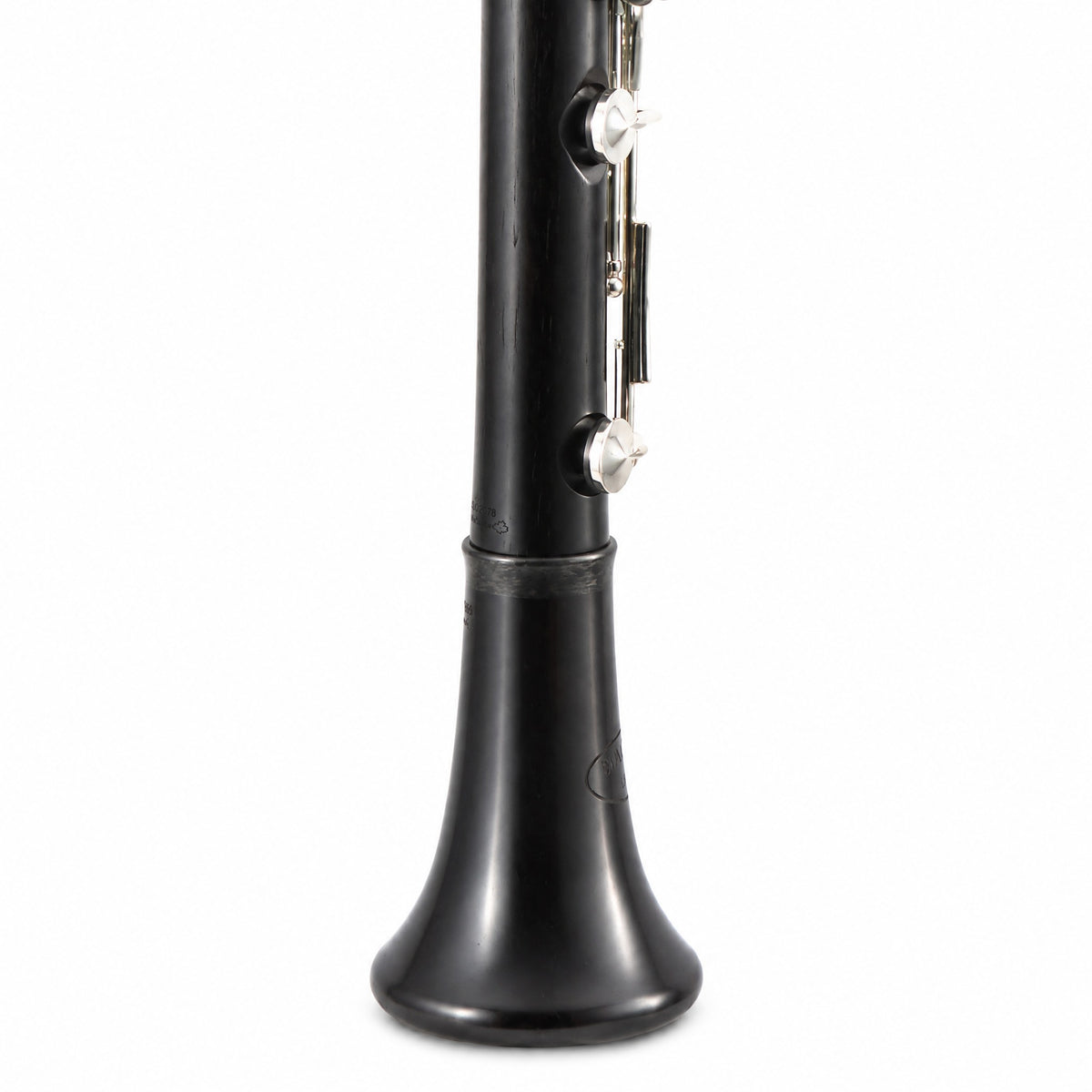 Backun BCLAQG-SKE Q-Series A Clarinet in Grenadilla with Silver Keys, Left Eb Key
