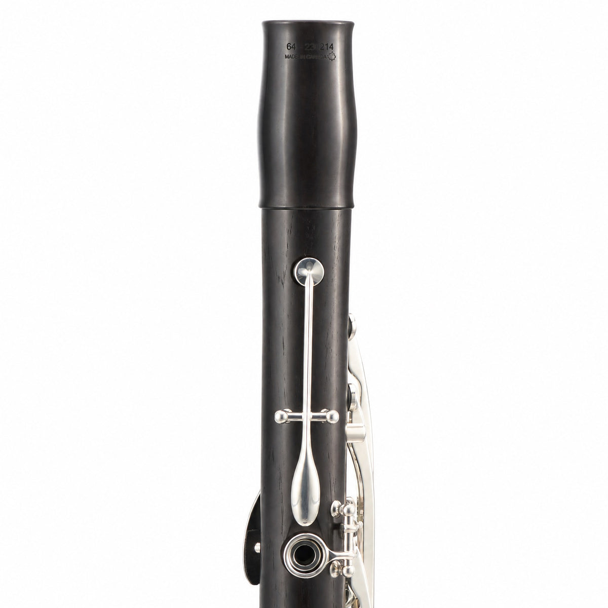 Backun BCLAQG-SKE Q-Series A Clarinet in Grenadilla with Silver Keys, Left Eb Key