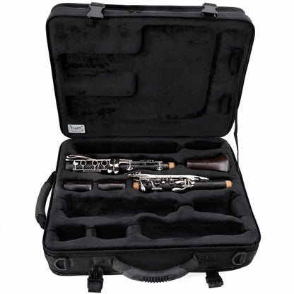 Backun BCLAQG-SKE Q-Series A Clarinet in Grenadilla with Silver Keys, Left Eb Key