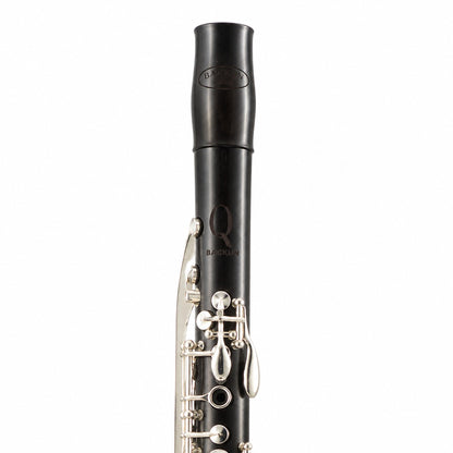 Backun BCLAQG-SKE Q-Series A Clarinet in Grenadilla with Silver Keys, Left Eb Key
