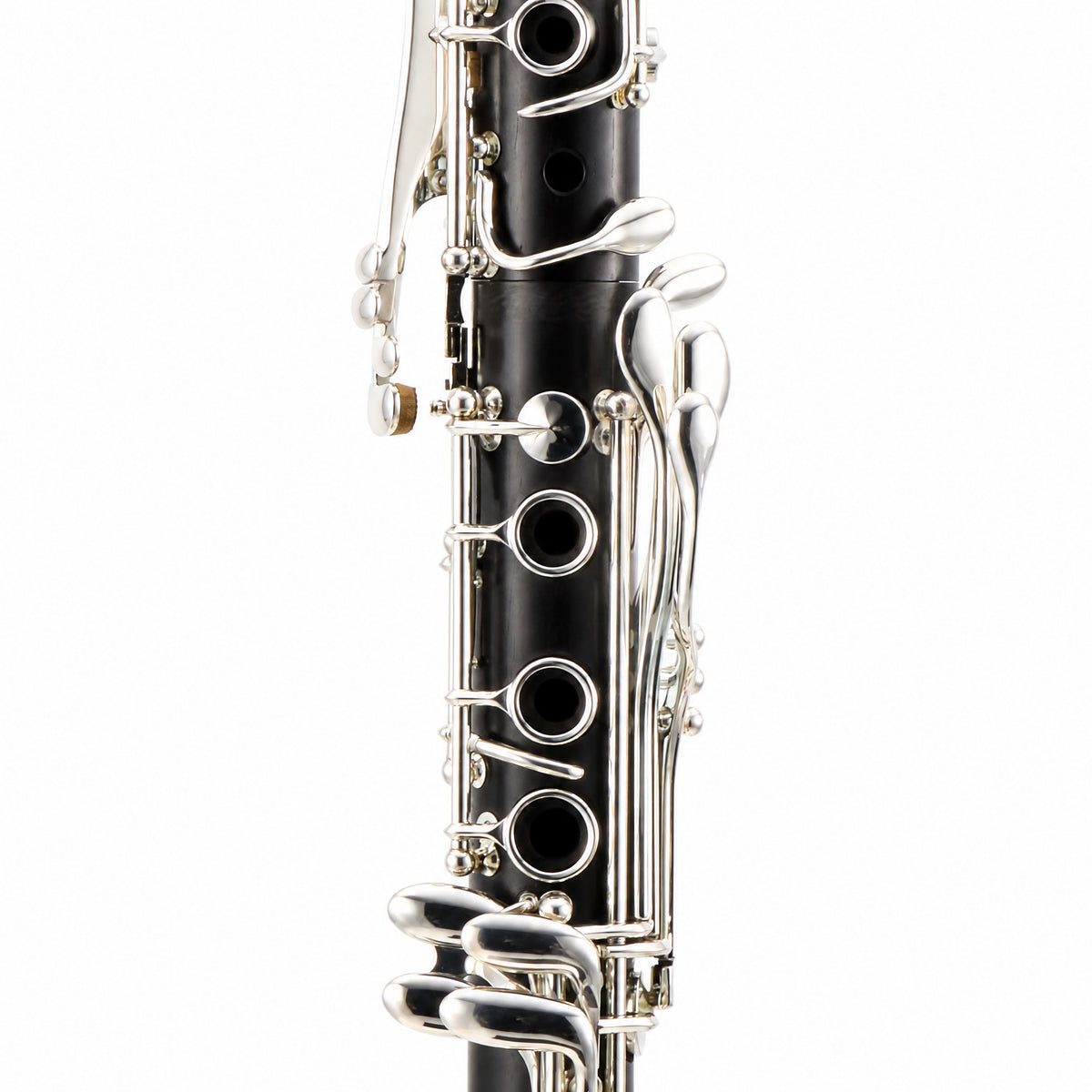 Backun BCLAQG-SKE Q-Series A Clarinet in Grenadilla with Silver Keys, Left Eb Key