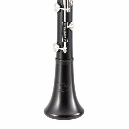 Backun BCLAQG-SKE Q-Series A Clarinet in Grenadilla with Silver Keys, Left Eb Key
