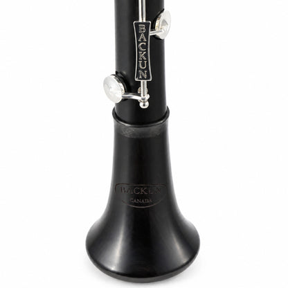 Backun BCLAQG-SKE Q-Series A Clarinet in Grenadilla with Silver Keys, Left Eb Key