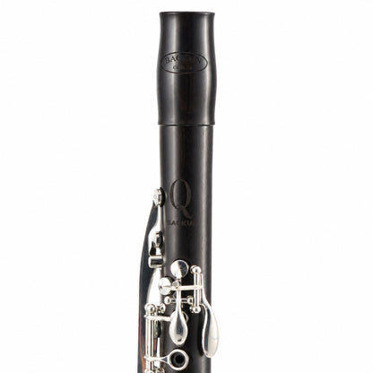 Backun BCLAQG-SKE Q-Series A Clarinet in Grenadilla with Silver Keys, Left Eb Key