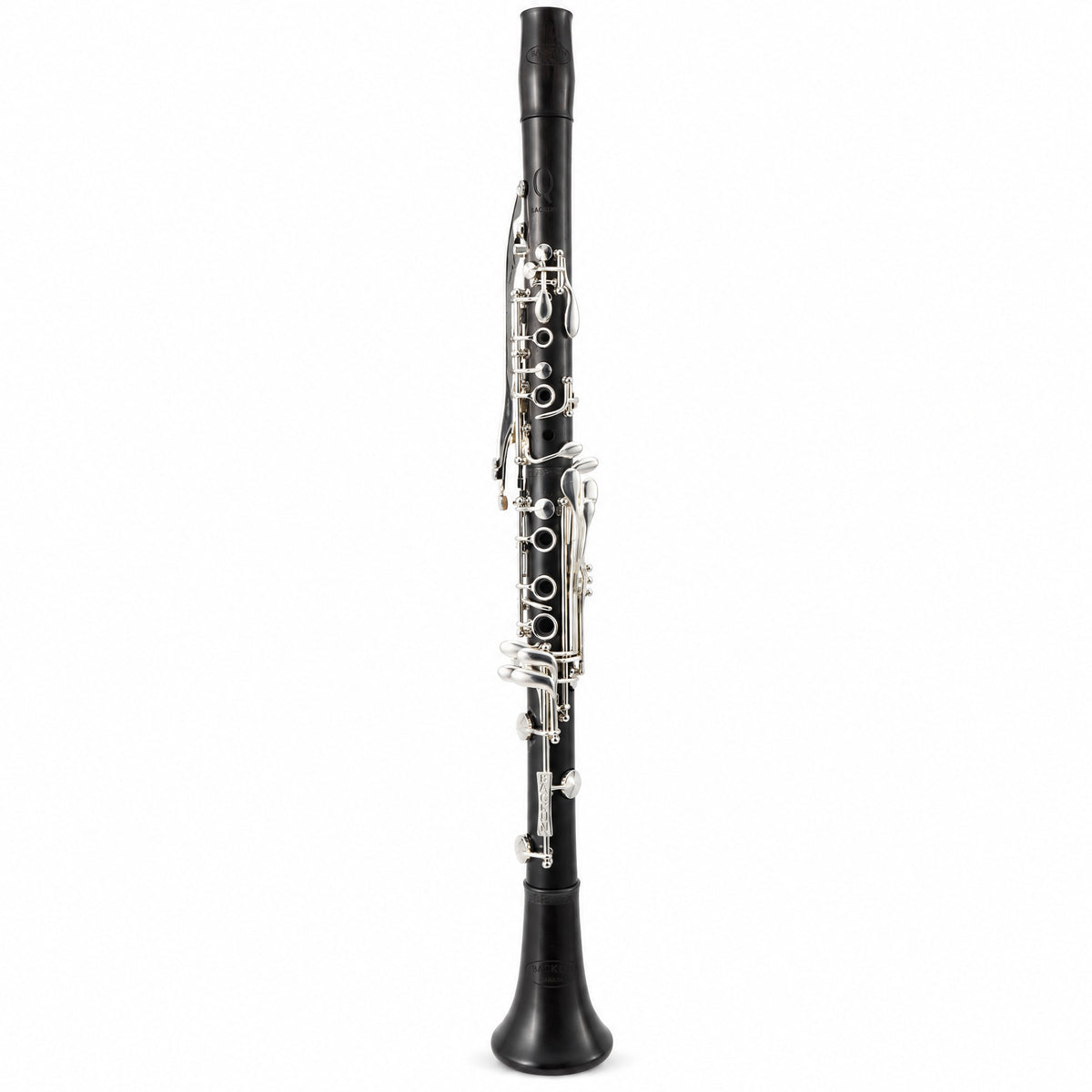 Backun BCLAQG-SKE Q-Series A Clarinet in Grenadilla with Silver Keys, Left Eb Key