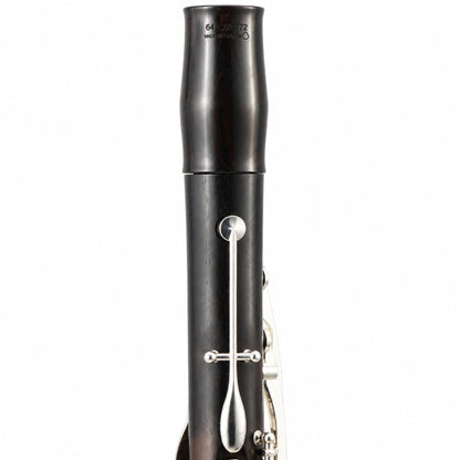 Backun BCLAQG-SKE Q-Series A Clarinet in Grenadilla with Silver Keys. Left Eb Key