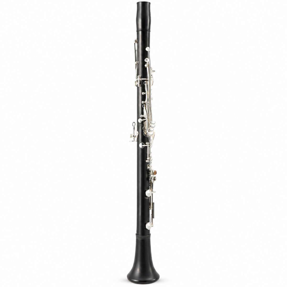 Backun BCLAQG-SKE Q-Series A Clarinet in Grenadilla with Silver Keys. Left Eb Key