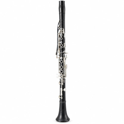 Backun BCLAQG-SKE Q-Series A Clarinet in Grenadilla with Silver Keys. Left Eb Key