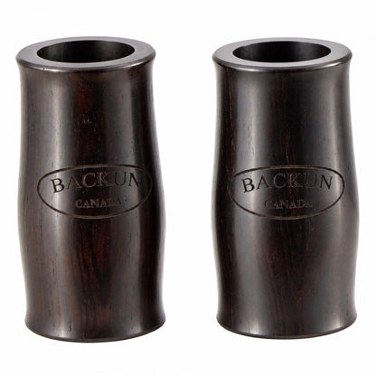 Backun BCLAQG-SKGE Q-Series A Clarinet in Grenadilla with Silver Keys, Gold Posts. Left Eb Key